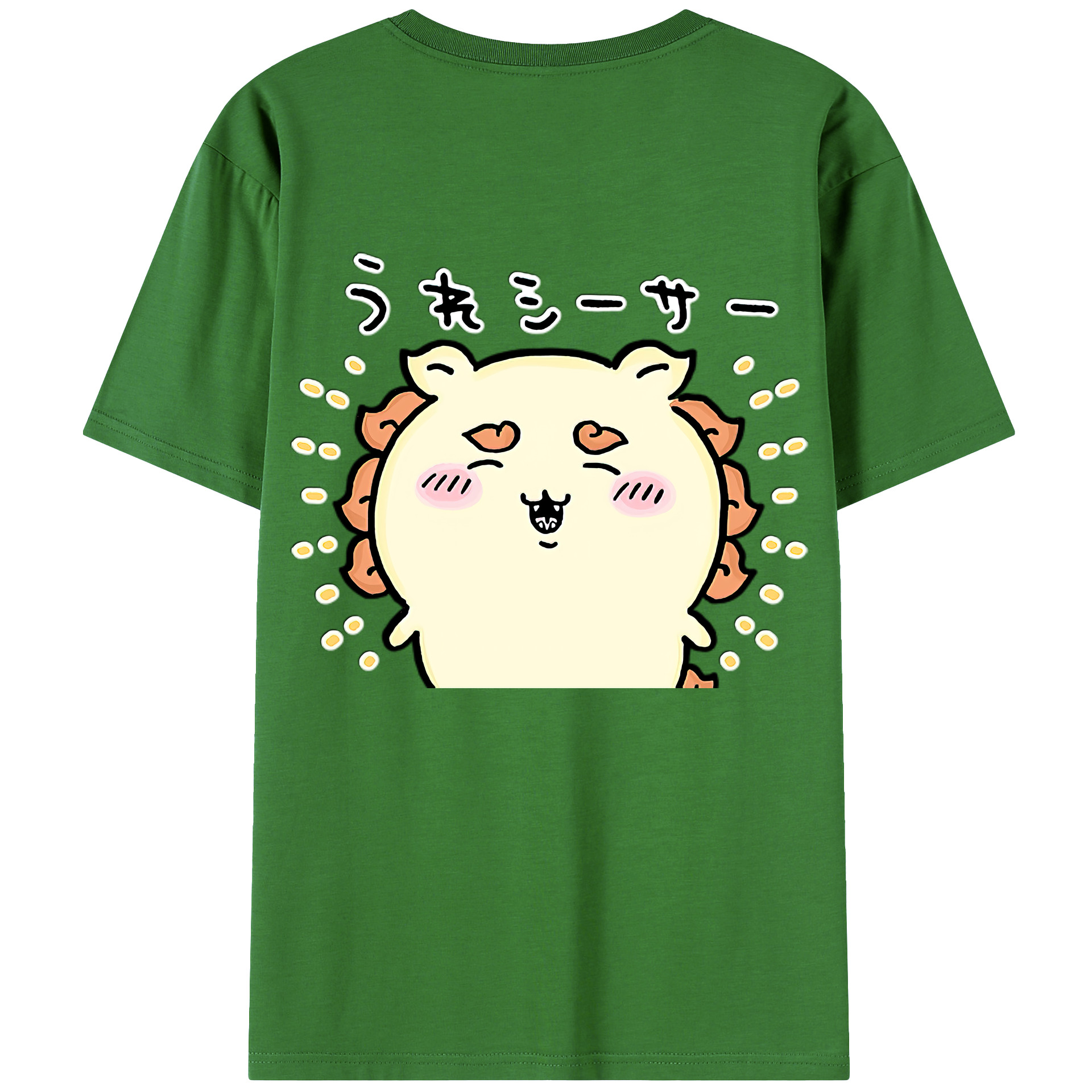 （画像用） ちいかわ シーサー Chii-kawa Shisa レディース半袖Tシャツ(バックプリント)